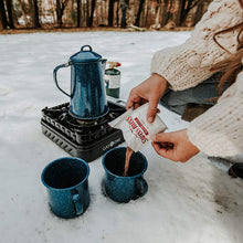 Load image into Gallery viewer, Gas ONE GS-3900P New Dual Fuel Propane or Butane Portable Stove with Brass Burner Head, Dual Spiral Flame 15,000 BTU Gas Stove with Convenient Carrying Case Most Powerful Heat Output Stove