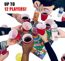Load image into Gallery viewer, Board Game: Combines Old-School + New School Drinking Games &amp; Adult Games with Beer Pong, flip Cup, Kings Cup Card Game &amp; The Best Adult Party Games