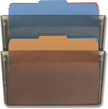 Load image into Gallery viewer, Officemate Wall Files, Letter/A4 Size, Clear, 3 Pack (21424)