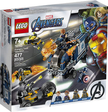 Load image into Gallery viewer, LEGO Marvel Avengers Truck Take-Down 76143 Captain America and Hawkeye Superhero Action, Cool Minifigures and Vehicles, New 2020 (477 Pieces)