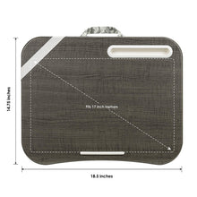Load image into Gallery viewer, LapGear Designer Lap Desk - Gray Damask (Fits up to 17.3" Laptop) - Style #45524