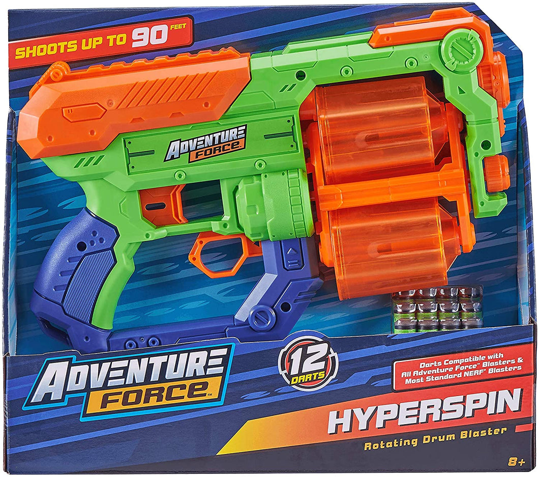 Adventure Force Hyperspin Rotating Drum Foam Dart Blaster