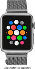 Load image into Gallery viewer, Platinum Magnetic Stainless Steel Mesh Band for Apple Watch (PT-AWB38SMB) Silver - 38MM - New