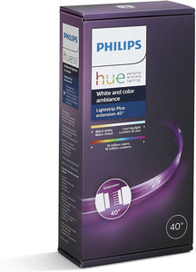 Philips Hue LightStrip Plus Dimmable LED Smart Light Extension (Works with Alexa Apple HomeKit and Google Assistant)