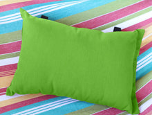 Load image into Gallery viewer, Vivere Polyester Hammock Pillow, Green Apple