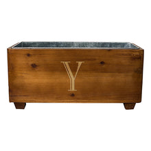 Load image into Gallery viewer, Cathy&#39;s Concepts Personalized Wooden Wine Trough, Letter X