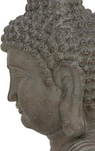 Load image into Gallery viewer, Benzara Polystone Buddha 24&quot; W, 42&quot; H, x L, Distressed Gray Finish