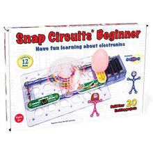 Load image into Gallery viewer, Snap Circuits Beginner Electronics Exploration Kit | Over 20 STEM Projects | 4-Color Project Manual | 12 Snap Modules | Unlimited Fun