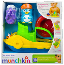 Load image into Gallery viewer, Munchkin Tug Along Boat Bath Toy