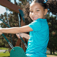 Load image into Gallery viewer, Swing-N-Slide WS 5100 2 Pack of Green Swing Seats with Ring/Trapeze Combo Swing Swing Set Refresher Bundle, Green