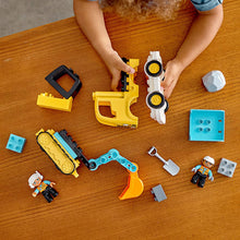 Load image into Gallery viewer, LEGO DUPLO Construction Truck &amp; Tracked Excavator 10931 Building Site Toy for Kids Aged 2 and Up; Digger Toy and Tipper Truck Building Set for Toddlers, New 2020 (20 Pieces)