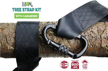 Load image into Gallery viewer, M &amp; M Sales Enterprises 10' Tree Strap with Carabiner Black
