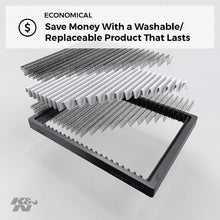 Load image into Gallery viewer, K&amp;N Premium Cabin Air Filter: High Performance, Washable, Helps Protect against Viruses and Germs: Designed For Select 2008-2019 Honda and 2019 Acura RDX Vehicle Models, VF2033