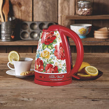 Load image into Gallery viewer, The Pioneer Woman 1.7 Liter Vintage Floral Electric Kettle, Model 40970 by Hamilton Beach