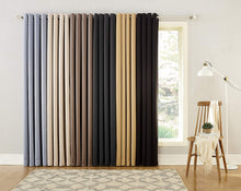 Load image into Gallery viewer, Sun Zero Oslo Theater Grade Extreme 100% Blackout Grommet Curtain Panel