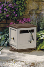 Load image into Gallery viewer, Suncast 225 ft. Swivel Hideaway Hose Reel with Hose Guide and Crank Handle, Mocha/Taupe