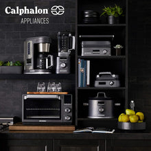 Load image into Gallery viewer, Calphalon Auto-Speed 2-Liter Blender with Blend-N-Go Smoothie Cup, Dark Stainless Steel