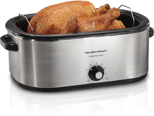 Load image into Gallery viewer, Hamilton Beach 28 Lb Turkey Roaster 22 Quart Oven