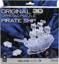 Load image into Gallery viewer, Original 3D Crystal Puzzle - Deluxe Pirate Ship Clear