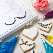 Load image into Gallery viewer, Wilton Decorate Smart Deluxe Practice Board Set, Cake Decorating Supplies,White/Purple