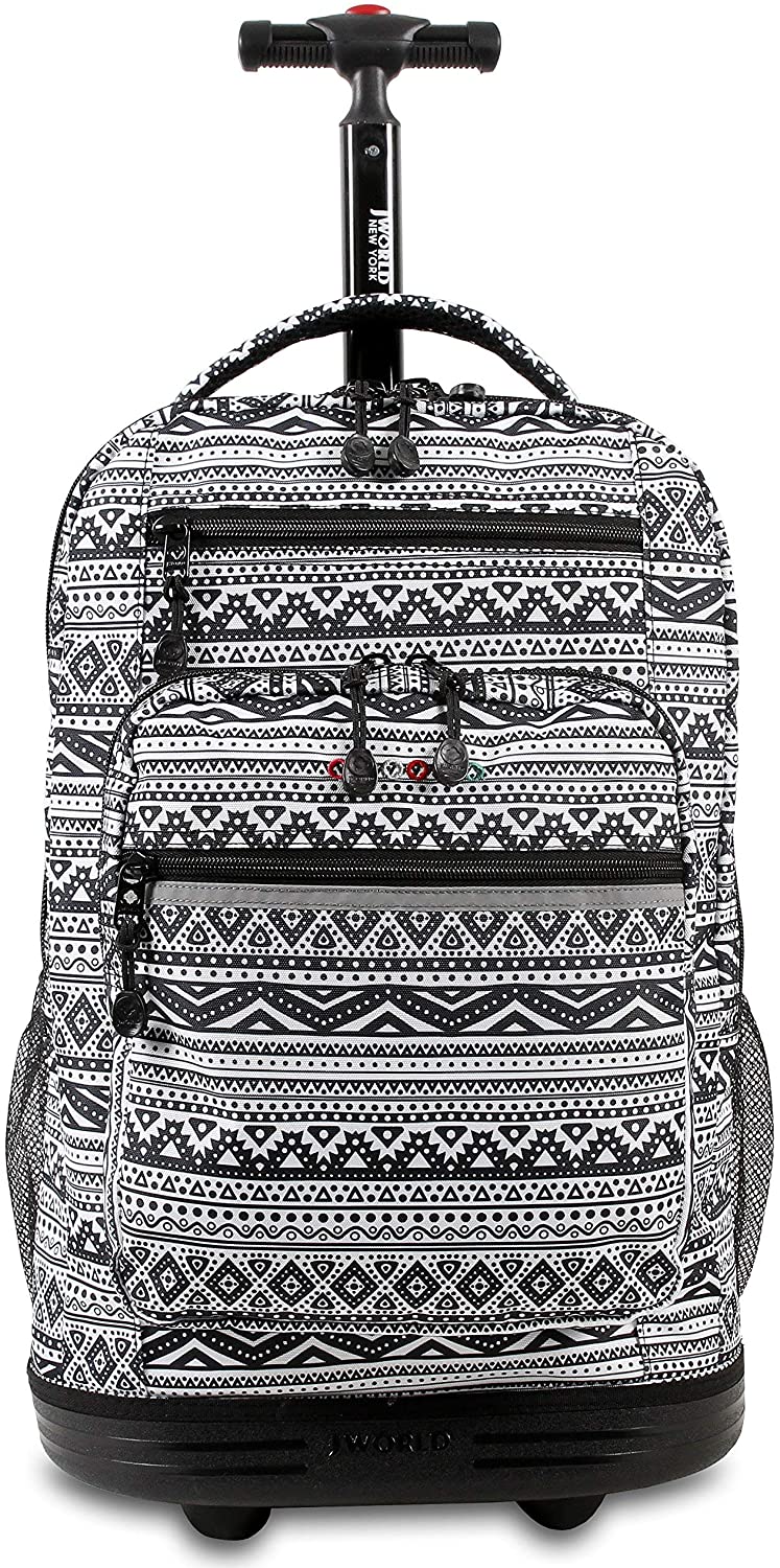 J World New York Sundance Rolling Backpack and Laptop Bag