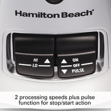 Load image into Gallery viewer, Hamilton Beach Stack &amp; Snap 8-Cup Food Processor &amp; Vegetable Chopper with Adjustable Slicing Blade, Built-in Bowl Scraper &amp; Storage Case, Silver (70820)