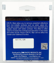 Load image into Gallery viewer, Hoya NXT Circular Polarizer CPL CRPL High-Transparency Optical Slim Frame Glass Filter