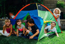 Load image into Gallery viewer, Pacific Play Tents 40205 Kids Super Duper 4-Kid Dome Tent Playhouse, 58&quot; x 58&quot; x 46&quot;