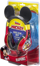 Load image into Gallery viewer, eKids Mickey Mouse Kids Headphones for Kids Adjustable Stereo Tangle-Free 3.5Mm Jack Wired Cord Over Ear Headset for Children Parental Volume Control Kid Friendly Safe Perfect for School Home Travel