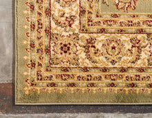 Load image into Gallery viewer, Unique Loom Voyage Collection Traditional Oriental Classic Green Area Rug (3' 3 x 5' 3)