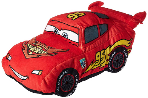 Disney Pixar Cars Plush Stuffed Lightning Mcqueen Red Pillow Buddy - Kids Super Soft Polyester Microfiber, 19 inch (Official Disney Pixar Product)