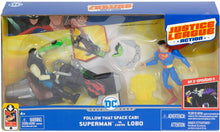Load image into Gallery viewer, JUSTICE LEAGUE ACTION SUPERMAN vs. LOBO Figures