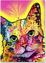 Load image into Gallery viewer, Trademark Fine Art Tilt Cat Artwork by Dean Russo