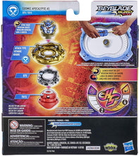 Load image into Gallery viewer, BEYBLADE Burst Rise Hypersphere Apocalypse Blade Set -- Right/Left-Spin Launcher with Right-Spin Battling Top Toy, Ages 8 and Up
