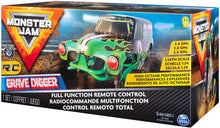 Load image into Gallery viewer, Monster Jam Official Grave Digger Remote Control Monster Truck, 1:24 Scale, 2.4 GHz, for Ages 4 and Up