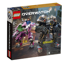 Load image into Gallery viewer, LEGO 6250956 Overwatch D.Va and Reinhardt 75973 Building Kit , New 2019 (455 Piece), Multicolor