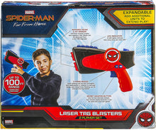 Load image into Gallery viewer, Marvel Spiderman Far from Home Laser-Tag Infared Blasters, Lights Up &amp; Vibrates