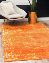 Load image into Gallery viewer, Unique Loom 3134066 Area Rug, 2' x 7' Runner, Light Blue