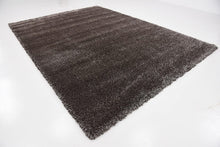 Load image into Gallery viewer, Unique Loom Luxe Solo Collection Plush Modern Pinecone Brown Area Rug (8' x 11')