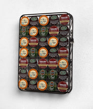 Load image into Gallery viewer, Spectrum Diversified Scroll Single Cup Caddy, Countertop &amp; Drawer Storage for Keurig Pods Wall-Mounted Coffee Bar Accessory &amp; Kitchen Organizer, Black