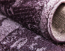 Load image into Gallery viewer, Unique Loom La Jolla Collection Tone-on-Tone Traditional Purple Area Rug (7' 0 x 10' 0)