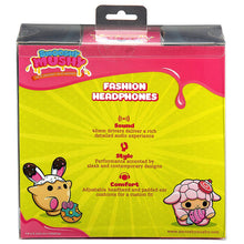 Load image into Gallery viewer, Cute Girls Fashion Wired Headphones with Built in Microphone and Squishy Toy Lamb for Stress Relief Clips to Headphone Wire