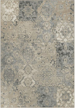 Load image into Gallery viewer, Better Homes and Gardens Distressed Patchwork Area Rug or Runner,1&#39;8&quot; x2&#39;10,Gray