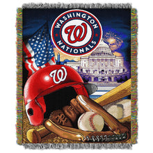 Load image into Gallery viewer, Officially Licensed MLB Home Field Advantage Woven Tapestry Throw Blanket, Soft &amp; Cozy, Washable, Throws &amp; Bedding, 48" x 60"