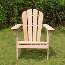 Load image into Gallery viewer, Merry Garden Kids Foldable Wooden Adirondack Chair, Children's Outdoor Patio Furniture, Garden, Lawn, Deck Chair, Unfinished
