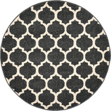 Load image into Gallery viewer, Unique Loom Trellis Collection Moroccan Lattice Light Blue Area Rug (5' x 8')