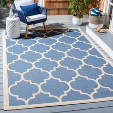 Load image into Gallery viewer, Safavieh Courtyard Collection CY6914-242 Brown and Bone Indoor/ Outdoor Area Rug (2' x 3'7")
