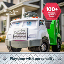 Load image into Gallery viewer, Kid Trax Real Rigs Toddler Recycling Truck Interactive Ride On Toy, Kids Ages 1.5-4 Years, 6 Volt Battery and Charger, Sound Effects, 9 Recycling Accessories Included (KT1535TG) , Green