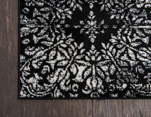Load image into Gallery viewer, Unique Loom 3138665 Area Rug, 4&#39; x 6&#39; Rectangle, Black