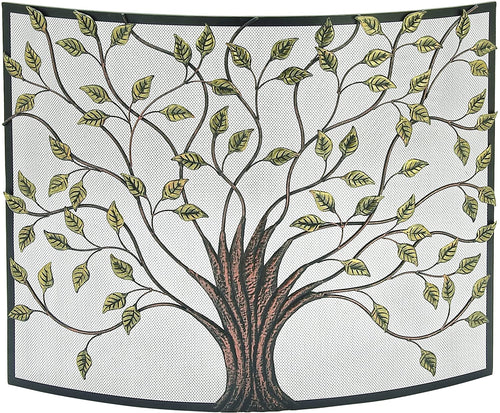 Deco 79 Lovely Traditional Metal Fire Screen, 33